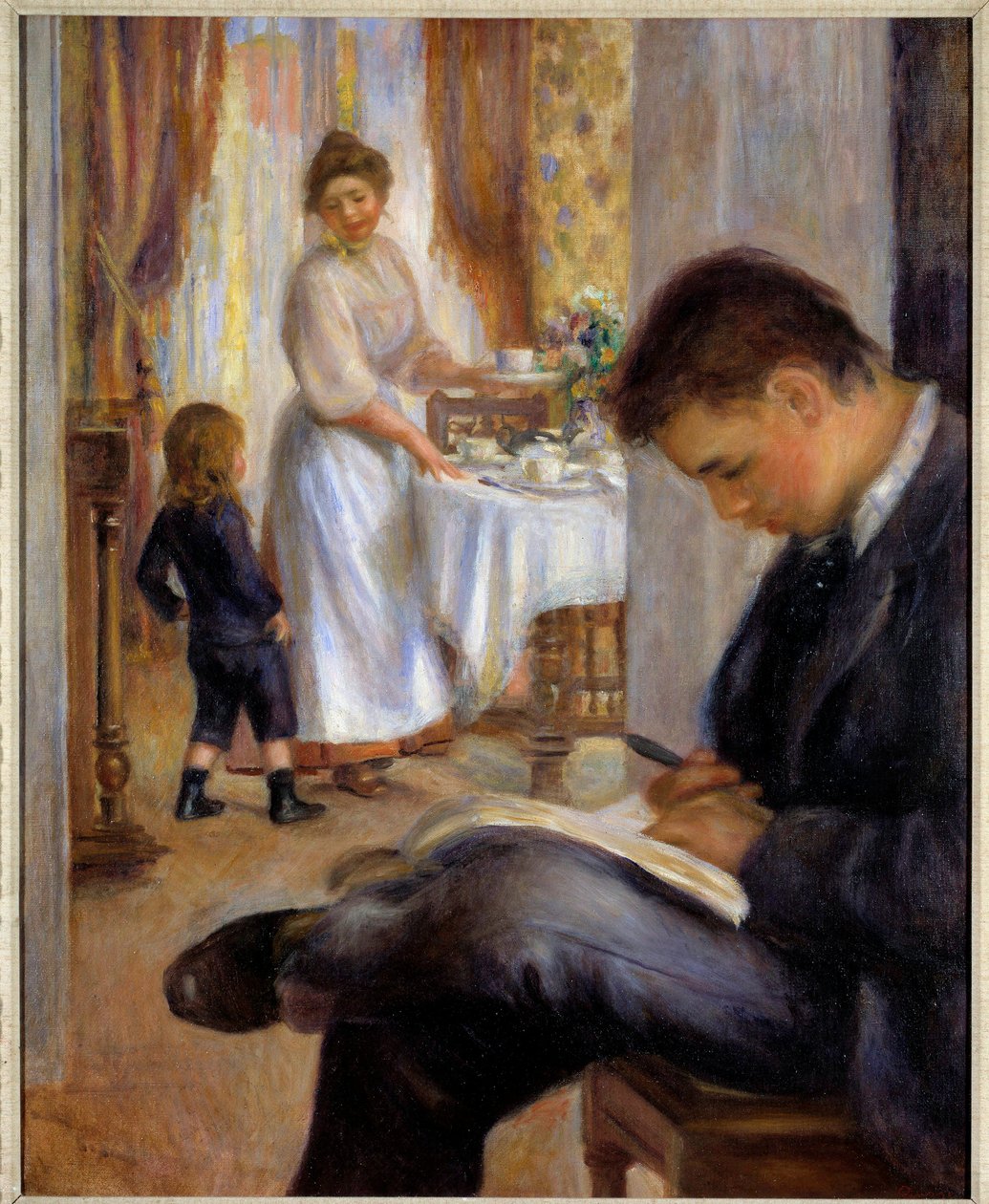 El desayuno en Berneval de Pierre-Auguste Renoir