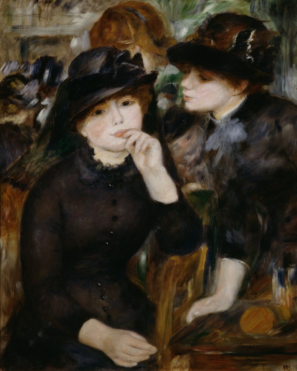 Dos chicas de negro, 1880-1882 de Pierre Auguste Renoir