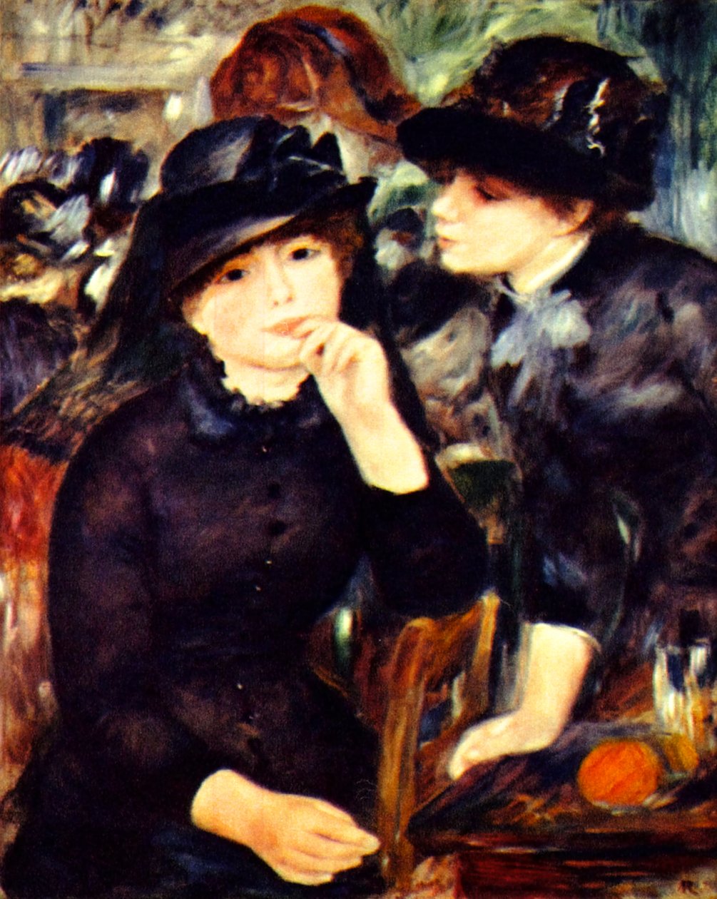 Dos chicas de negro de Pierre Auguste Renoir