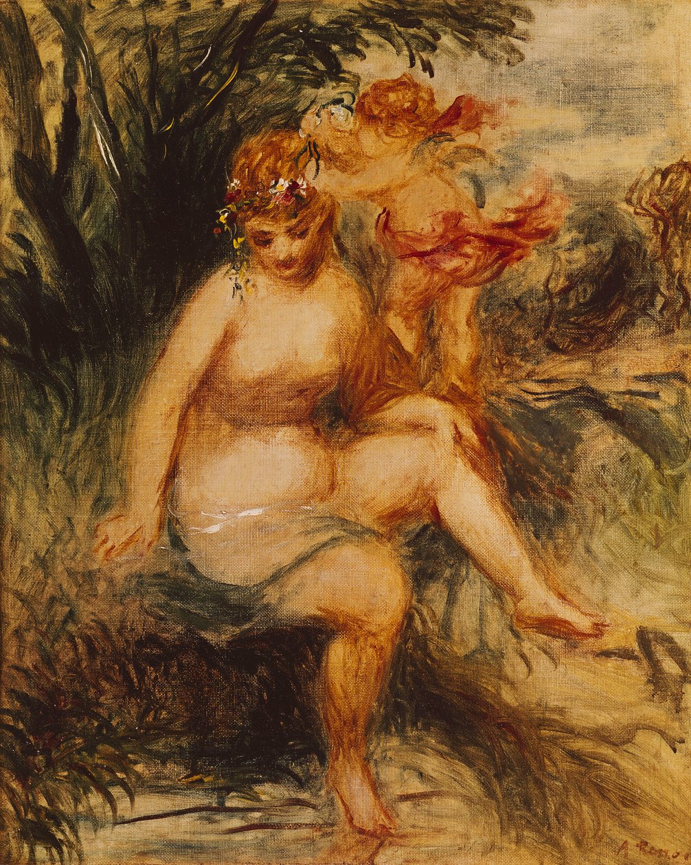 Venus y Amor de Pierre Auguste Renoir