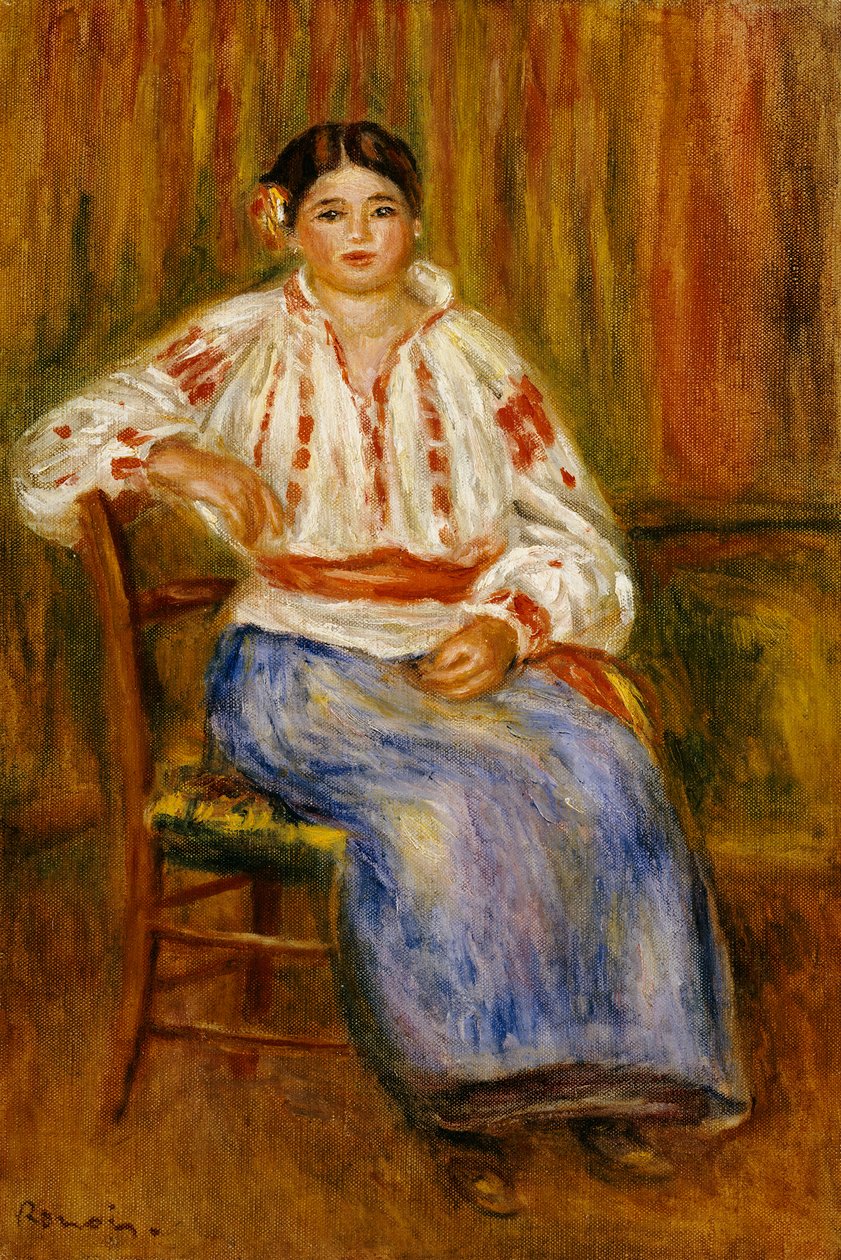 Joven rumano, 1914 de Pierre Auguste Renoir
