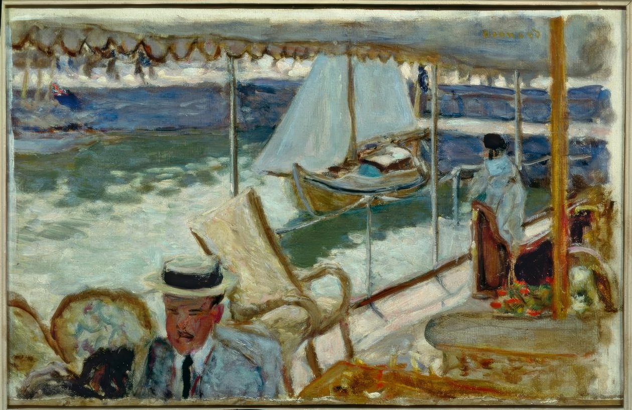En un yate de Pierre Bonnard