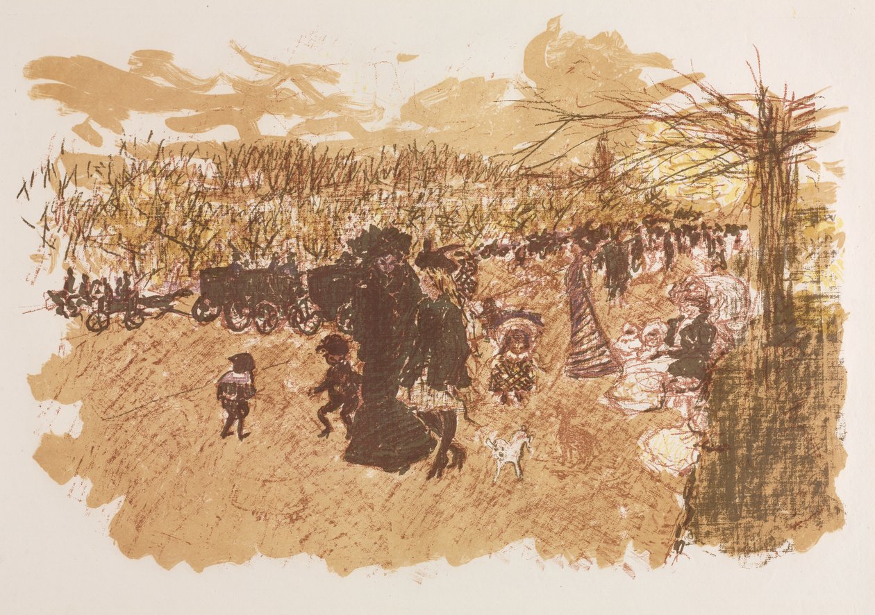 Avenida del Bosque de Boulogne de Pierre Bonnard