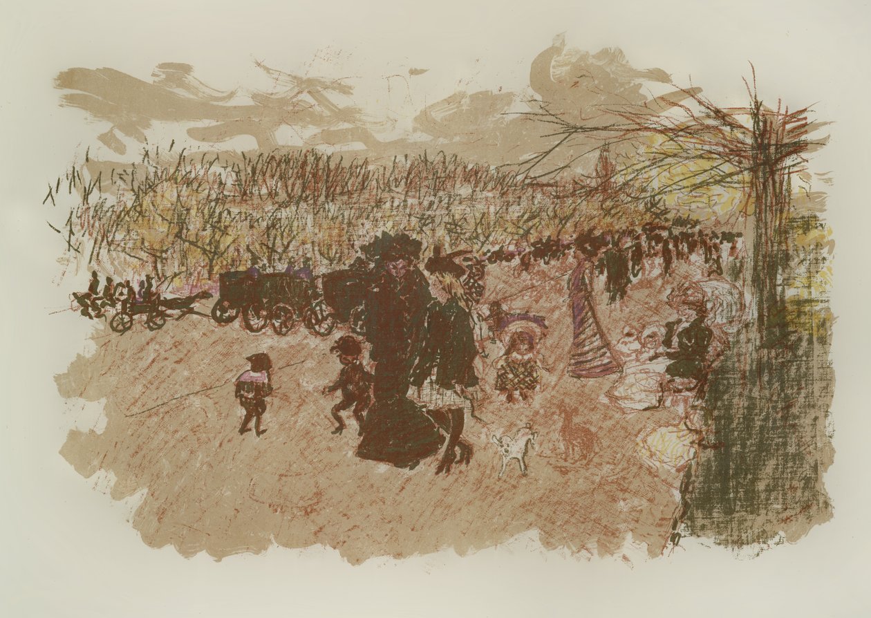 Avenida en el Bois de Boulogne, 198999 de Pierre Bonnard