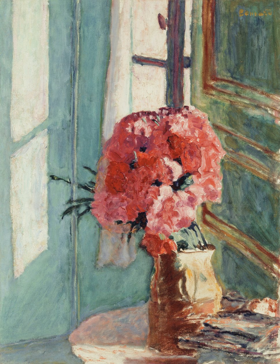 Claveles, c.1921 de Pierre Bonnard