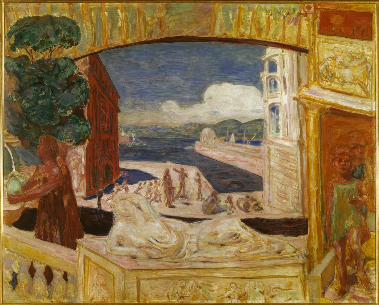 Monumentos o El Mediterráneo de Pierre Bonnard
