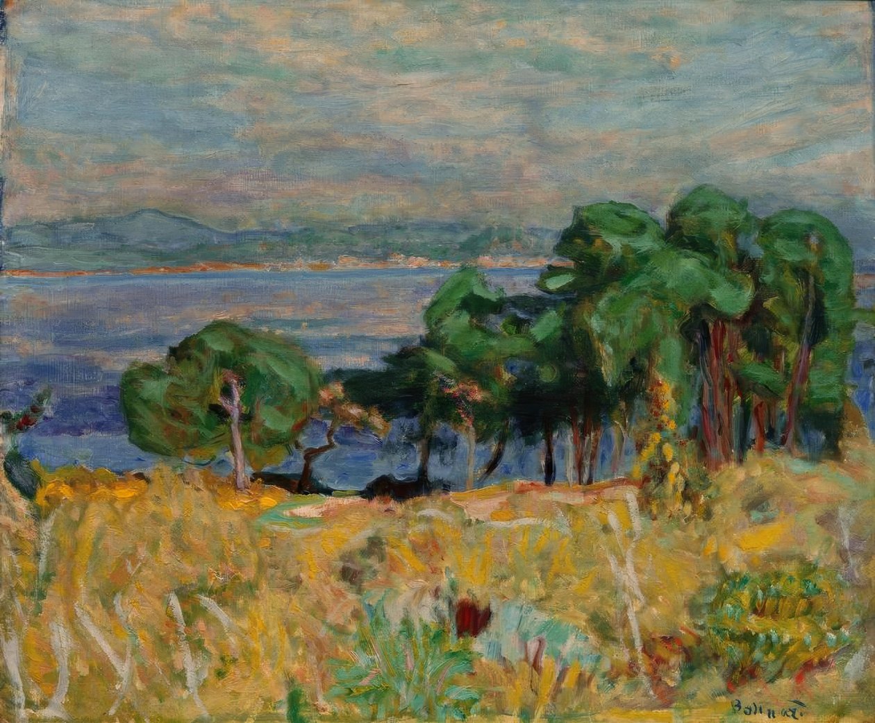 La bahía de Saint-Tropez de Pierre Bonnard