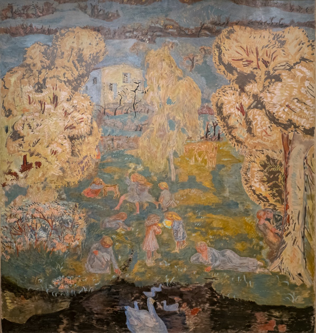 Primavera temprana en el campo de Pierre Bonnard