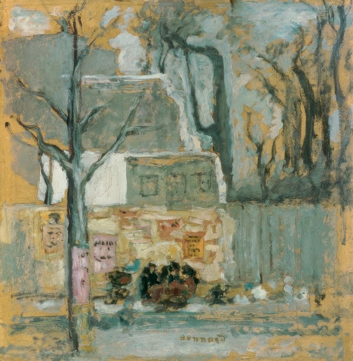 Una esquina en París de Pierre Bonnard