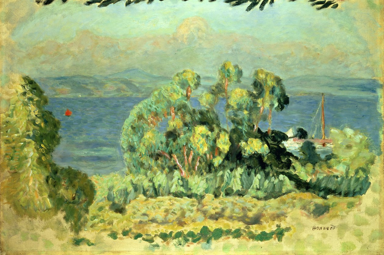 Árboles de eucalipto de Pierre Bonnard