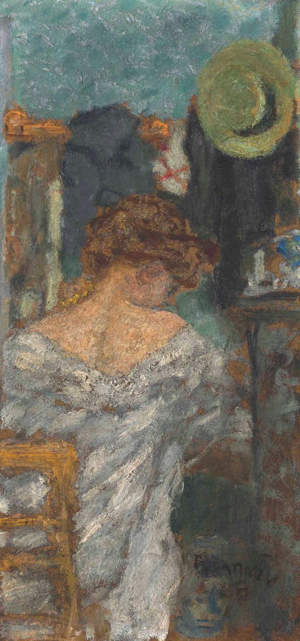 Mujer sentada, de espaldas de Pierre Bonnard