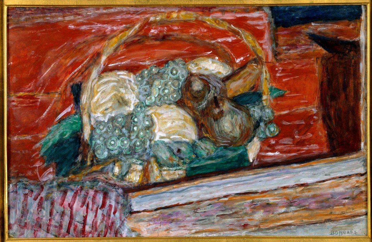 Cesta de frutas de Pierre Bonnard