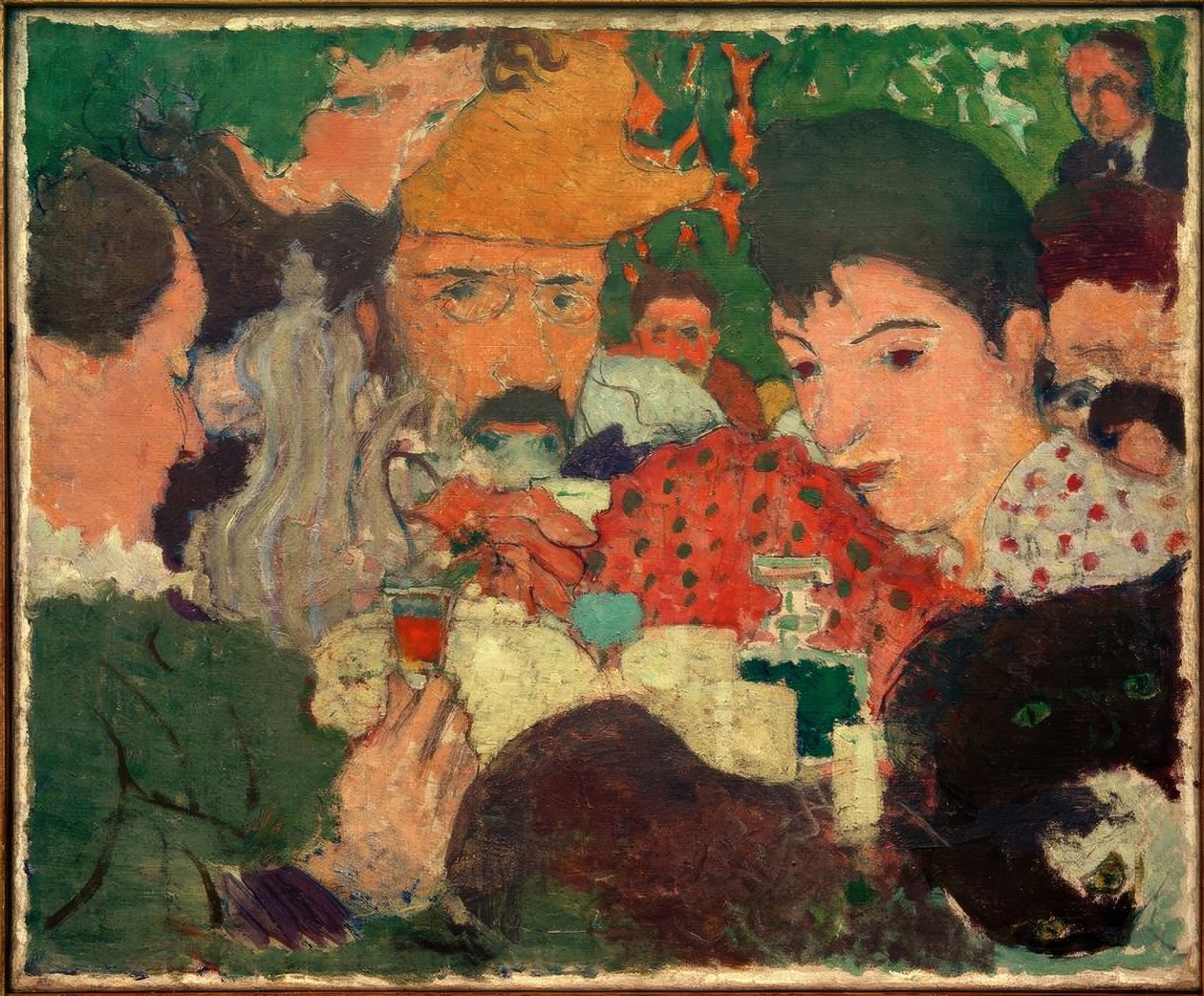 Merienda en el jardín, estudio para La tarde en el jardín de Pierre Bonnard