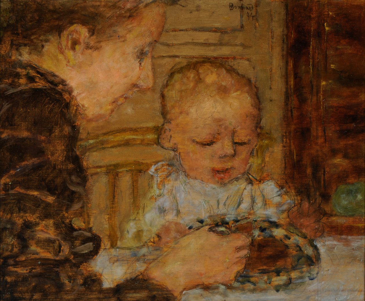 Abuela y Niño de Pierre Bonnard