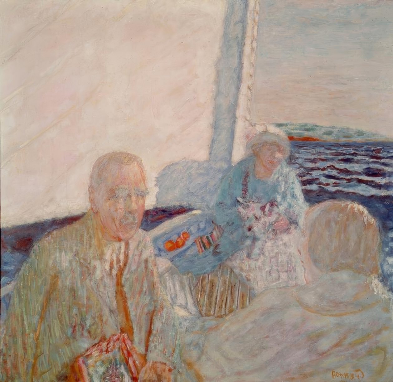 En el velero de Pierre Bonnard