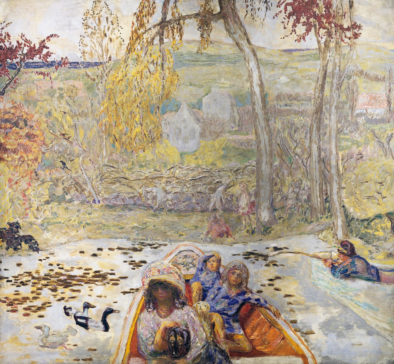 En un bote de Pierre Bonnard