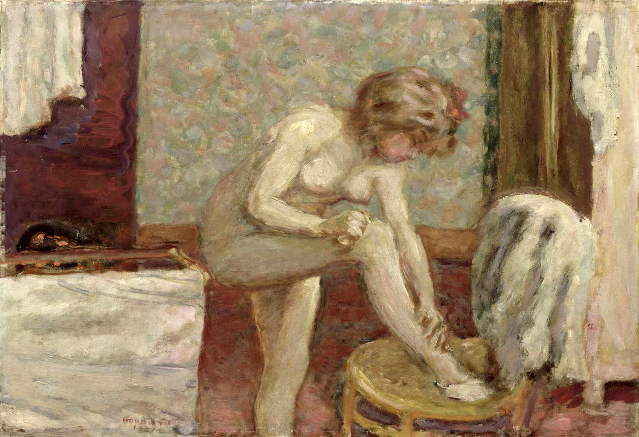 En el lavadero, 1907 de Pierre Bonnard
