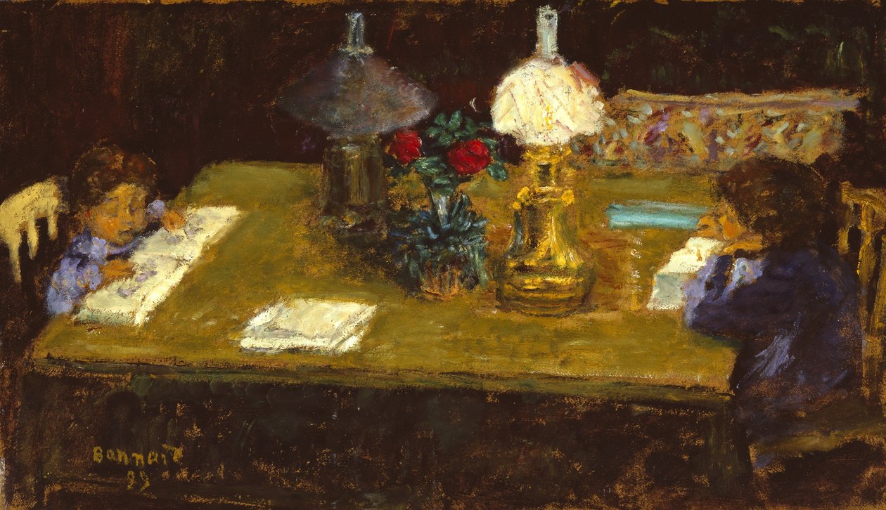 Interior: Los niños Terrasse de Pierre Bonnard