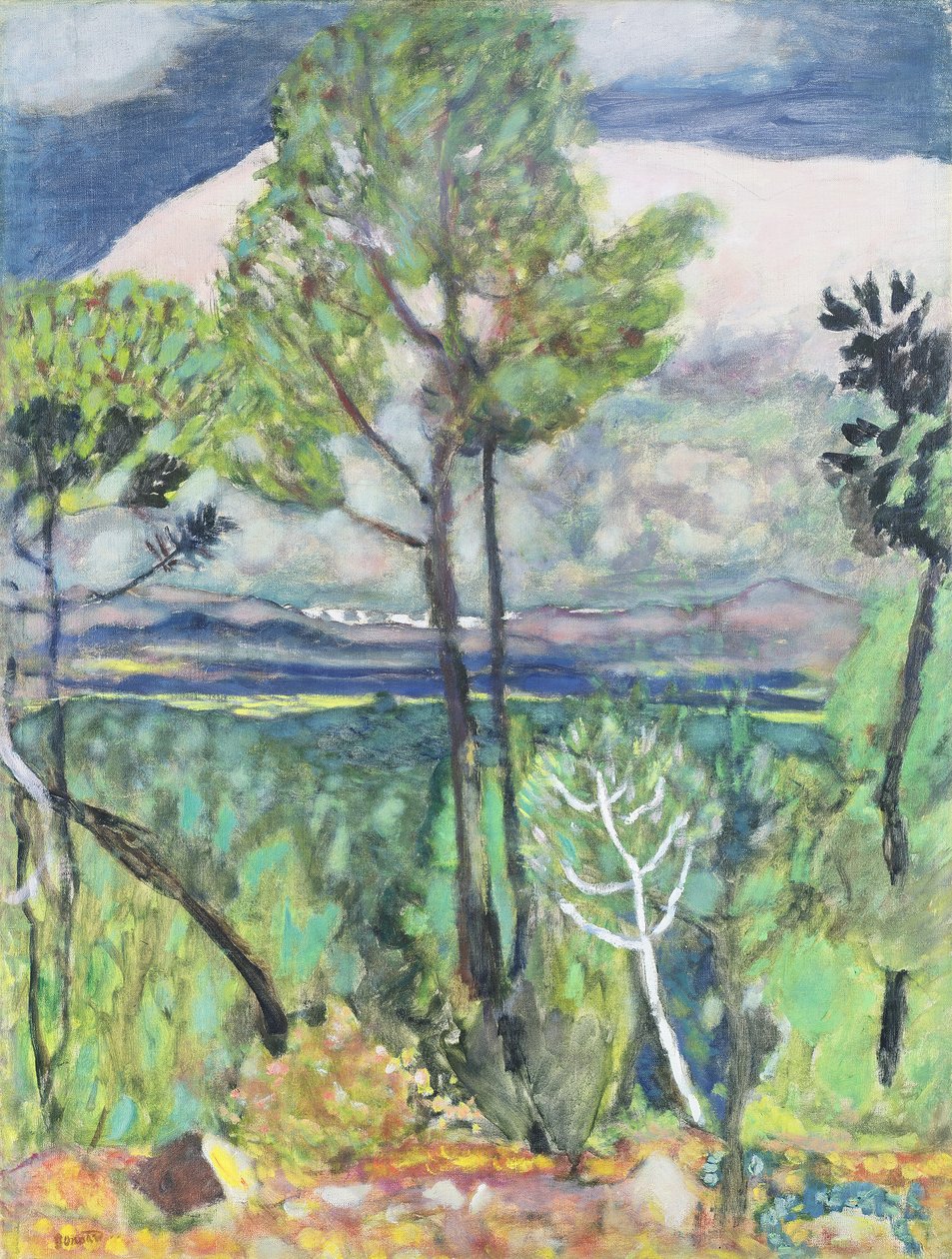 Paisaje de Pierre Bonnard