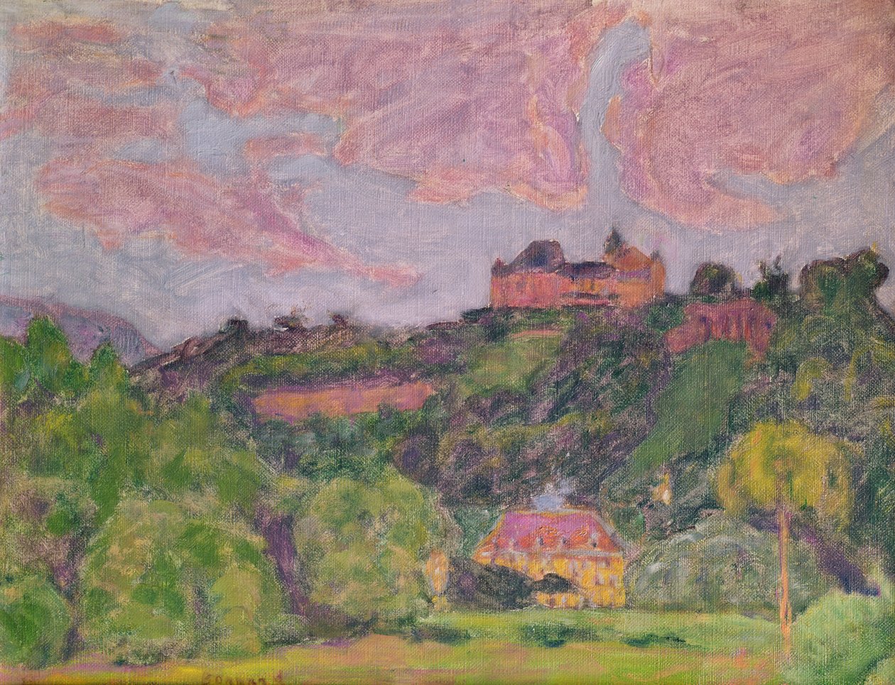 Paisaje en Uriage de Pierre Bonnard