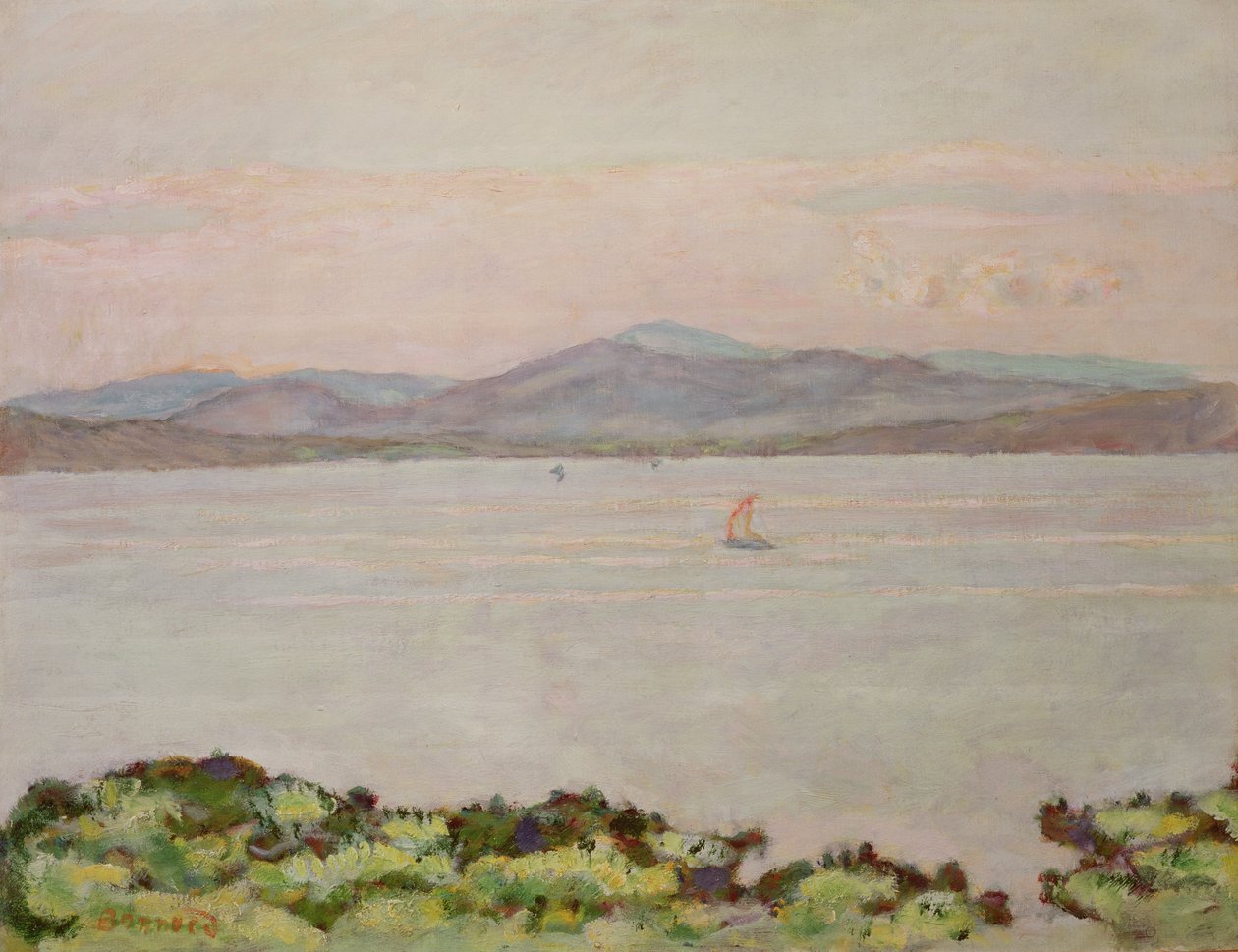 El Golfo entre La Napoule y St. Raphael de Pierre Bonnard