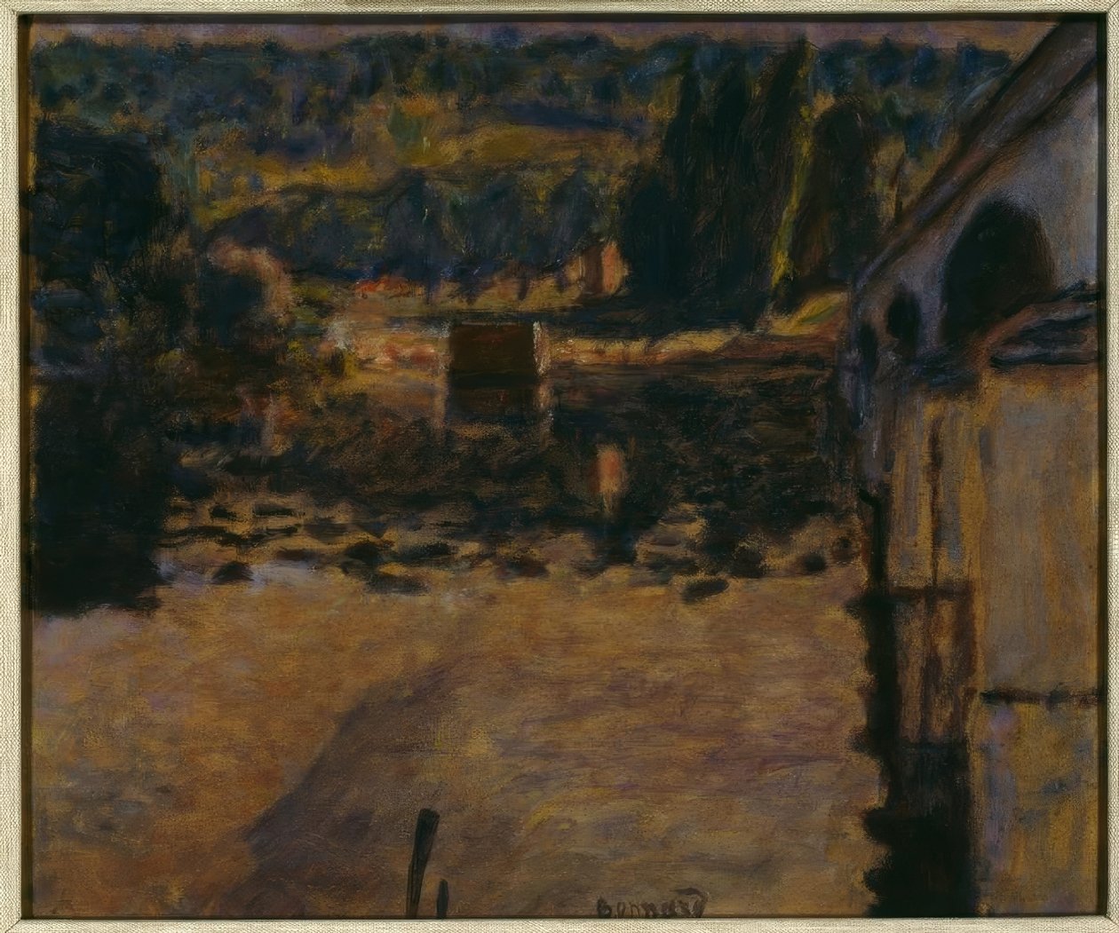 El puente en Vernon de Pierre Bonnard