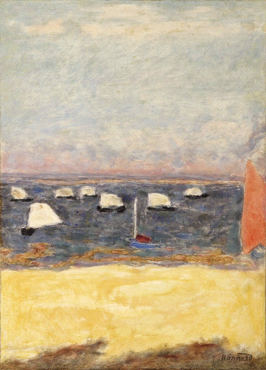 Les Voiliers, regatas de Pierre Bonnard