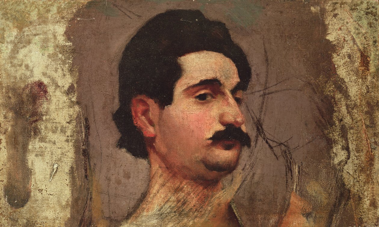 Hombre con bigote, c.1887-88 de Pierre Bonnard