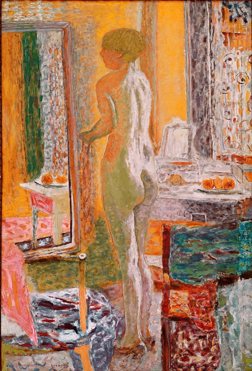 Desnudo frente al espejo de Pierre Bonnard