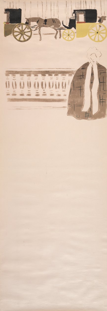 Paseo de las Niñeras, Friso de Carruajes de Pierre Bonnard
