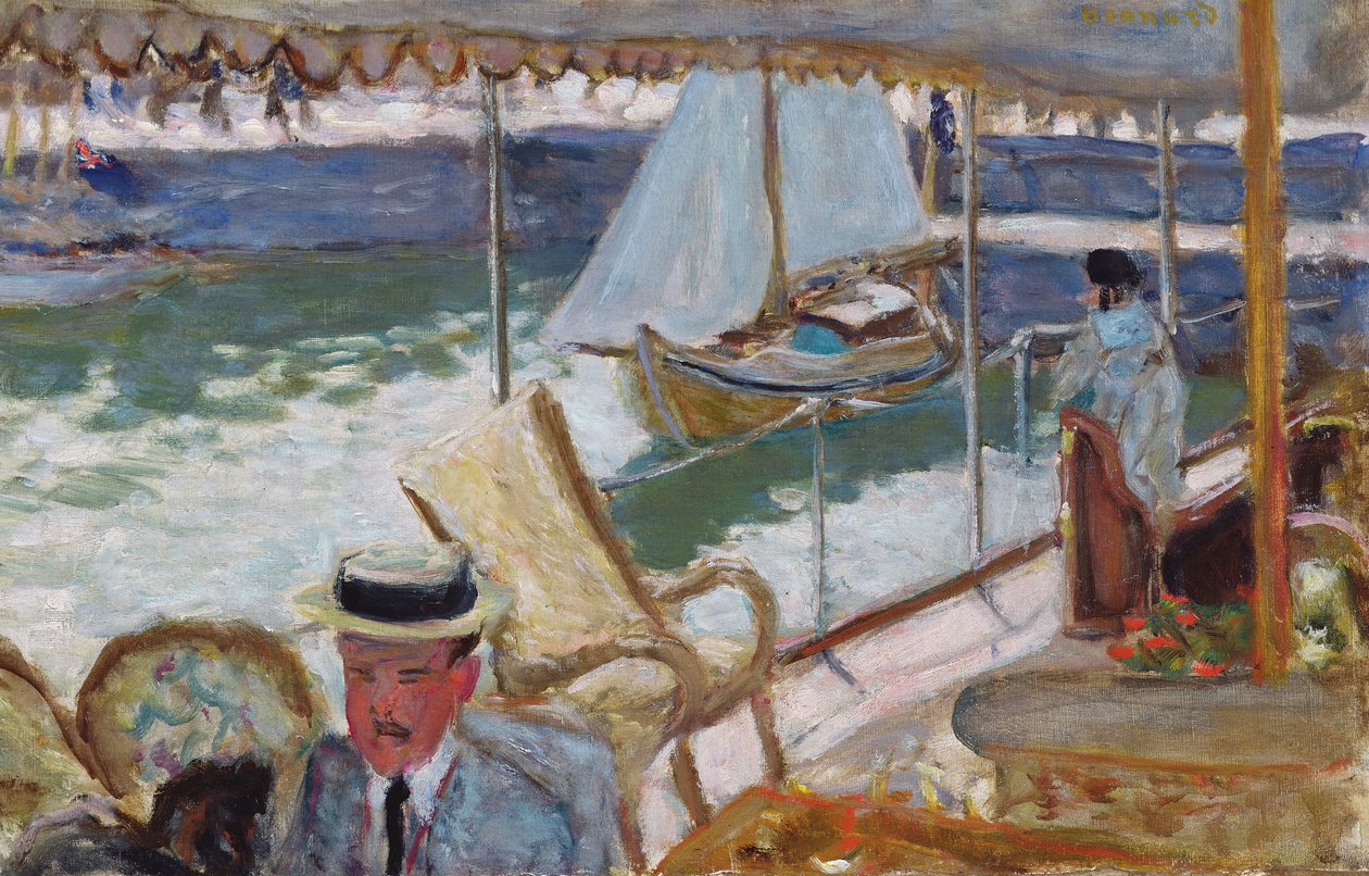 En el yate, 1912 de Pierre Bonnard
