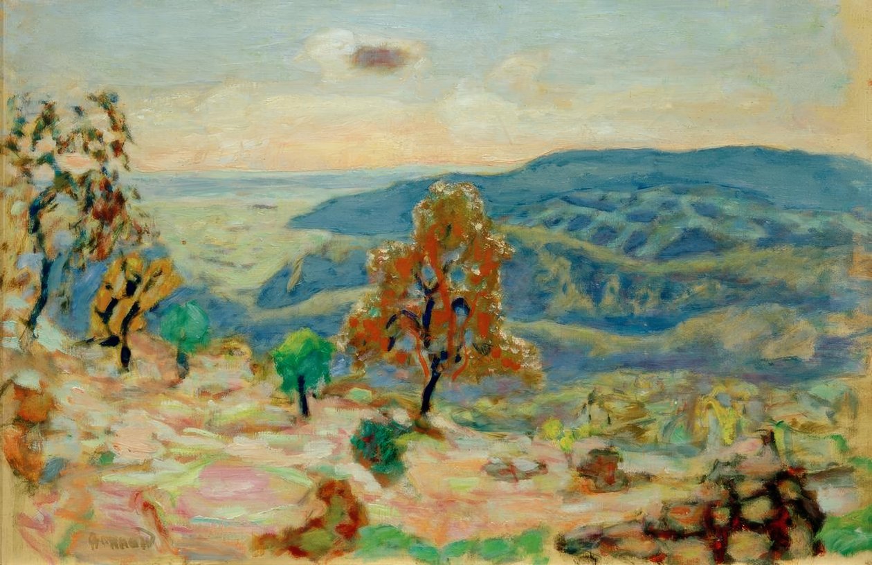 Paisaje de montaña de Pierre Bonnard