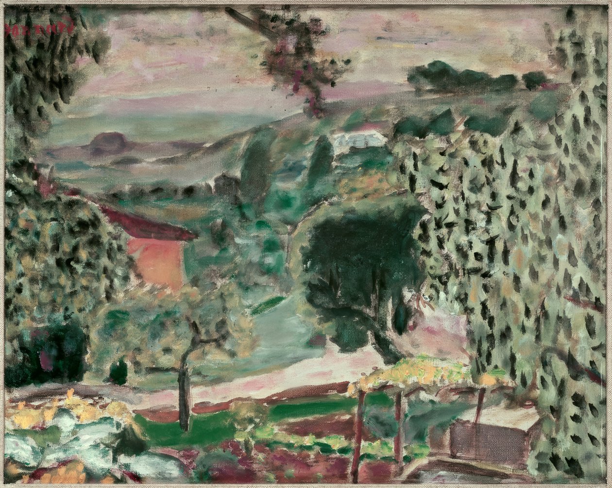 Paisaje de Le Cannet de Pierre Bonnard