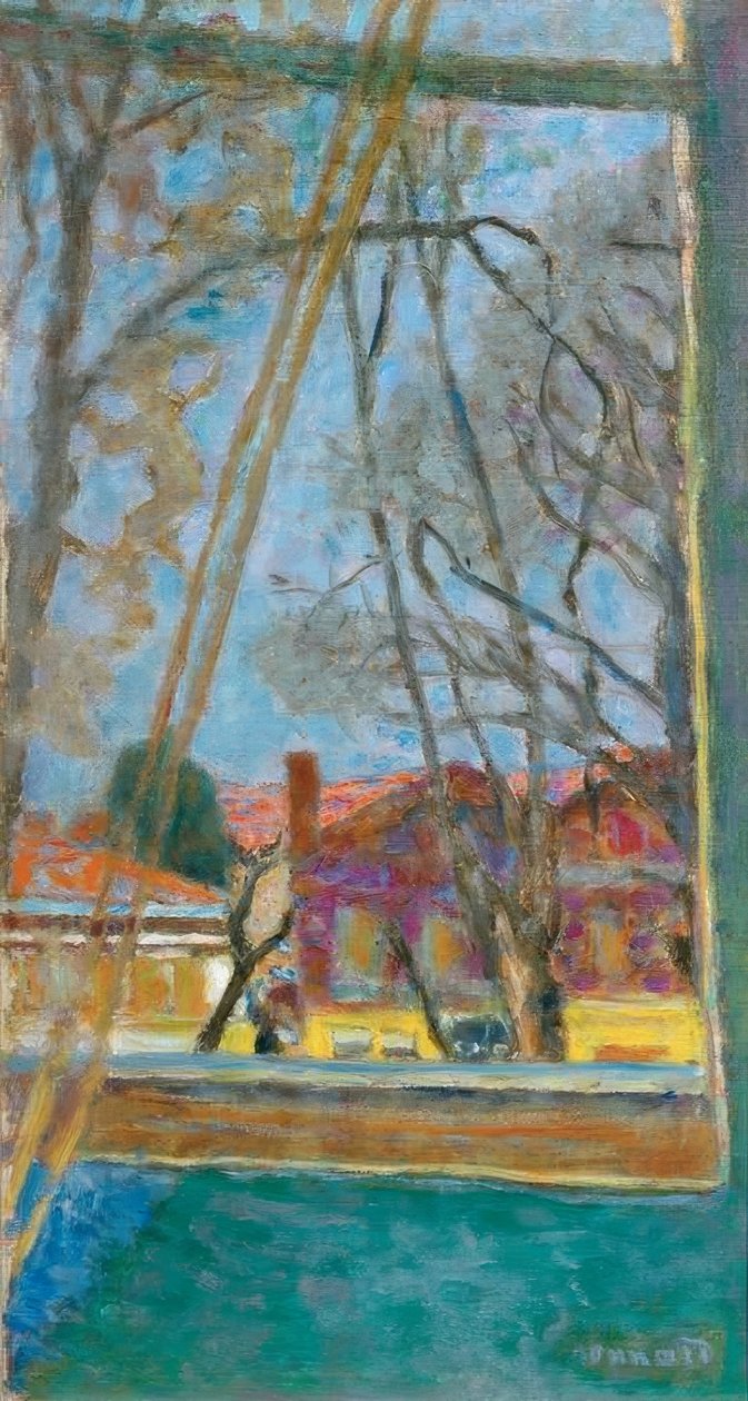 Paisaje a través de una ventana de Pierre Bonnard