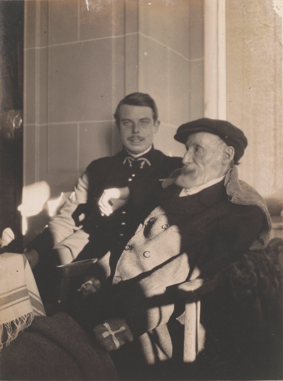 Pierre-Auguste y Jean Renoir, c. 1916 de Pierre Bonnard
