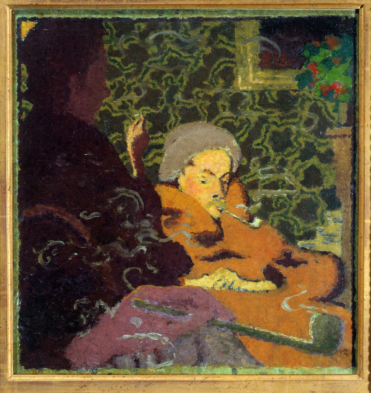 Privacidad. Personajes fumando en pipa de Pierre Bonnard