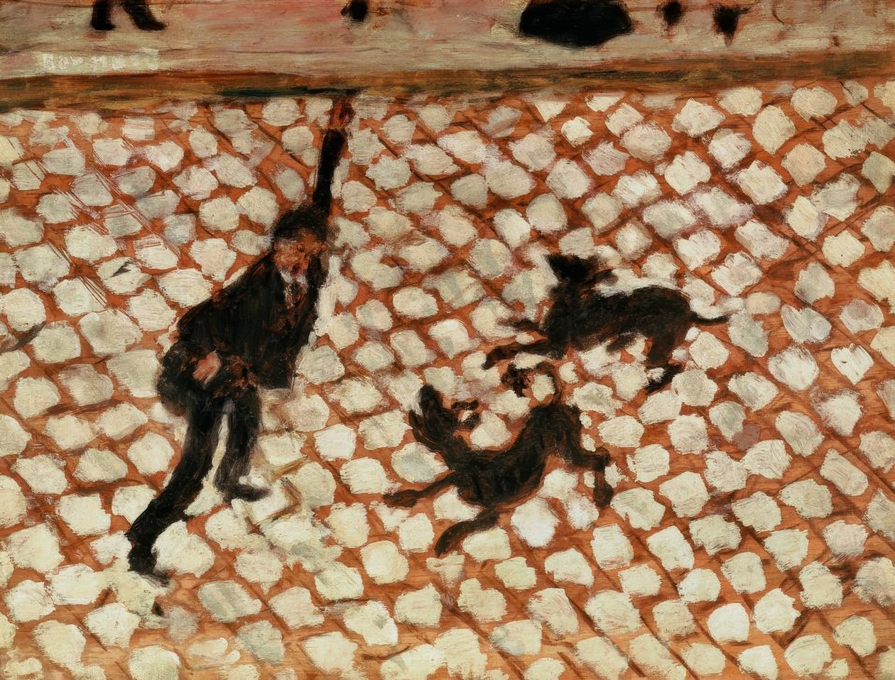 Escena de calle de Pierre Bonnard