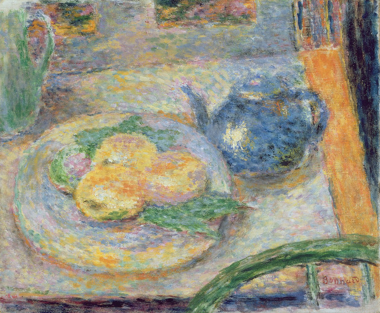 Naturaleza muerta con tetera, 1936-37 de Pierre Bonnard
