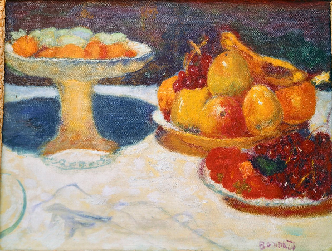 Naturaleza muerta con compotera de Pierre Bonnard