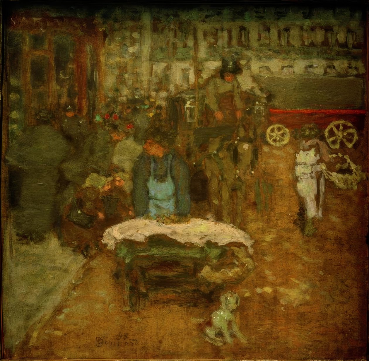 En el bulevar de Pierre Bonnard