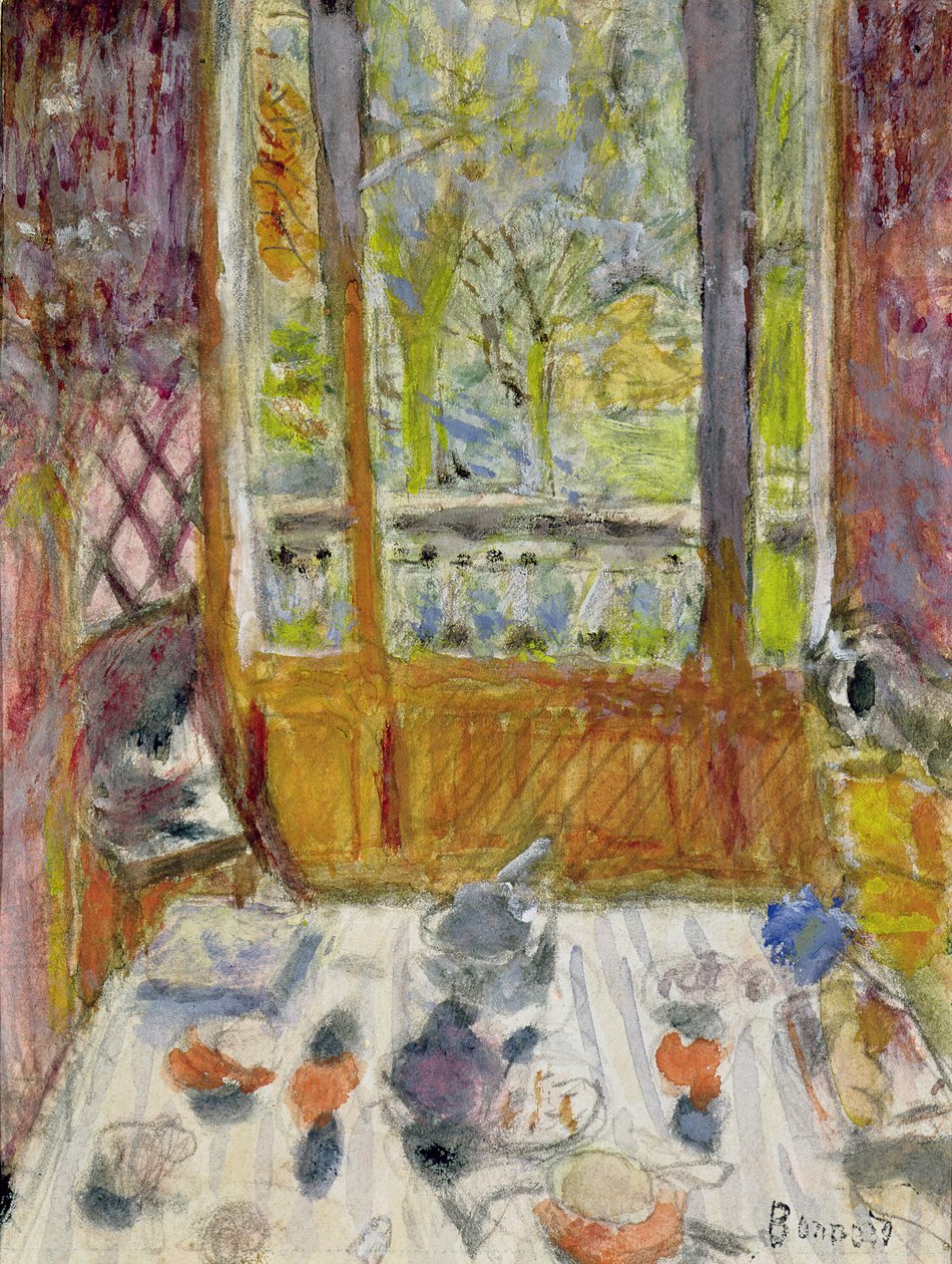 La sala de desayuno, c.1930 de Pierre Bonnard