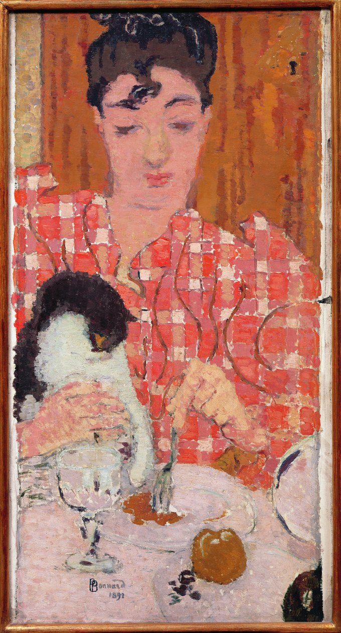 La blusa a cuadros, 1892 de Pierre Bonnard