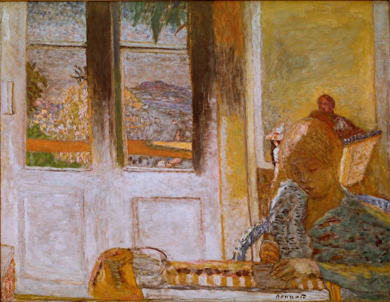 La ventana francesa (Mañana en Le Cannet) de Pierre Bonnard