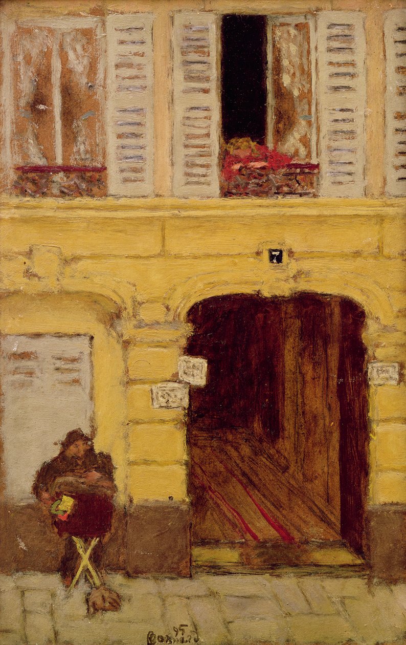 El organillero, 1895 de Pierre Bonnard