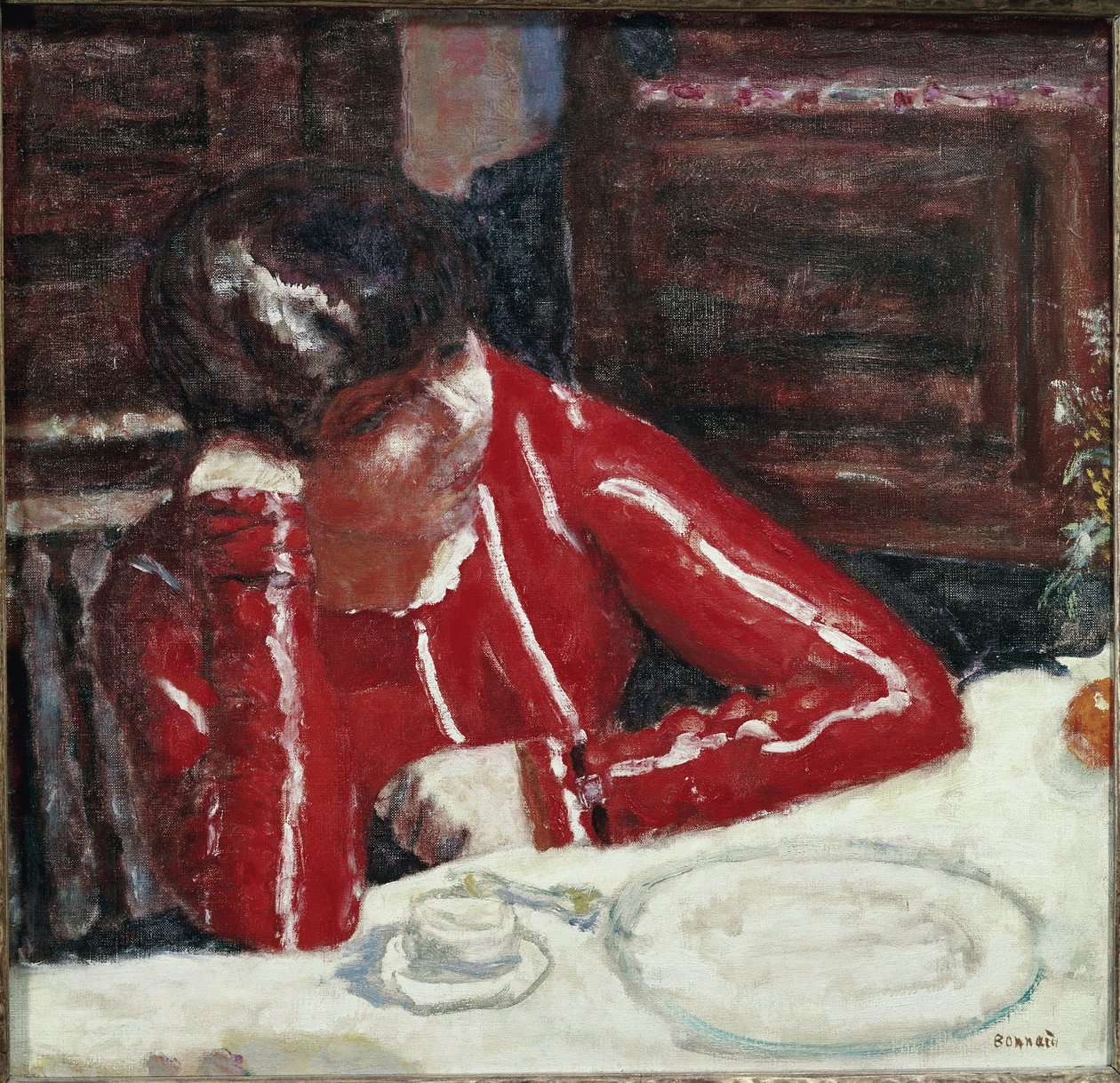 El corsé rojo de Pierre Bonnard