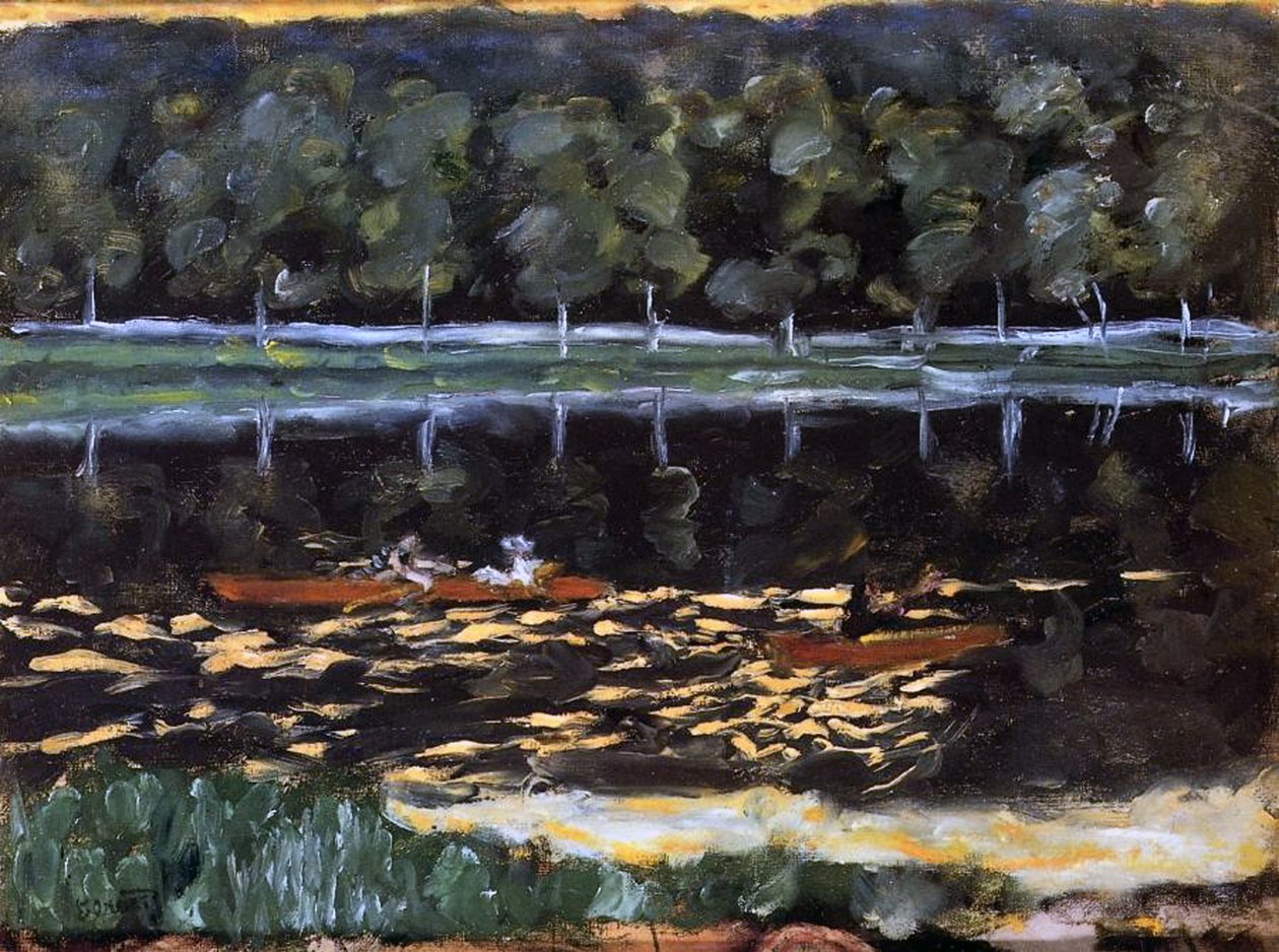 La fiesta de remo, c.1905 de Pierre Bonnard