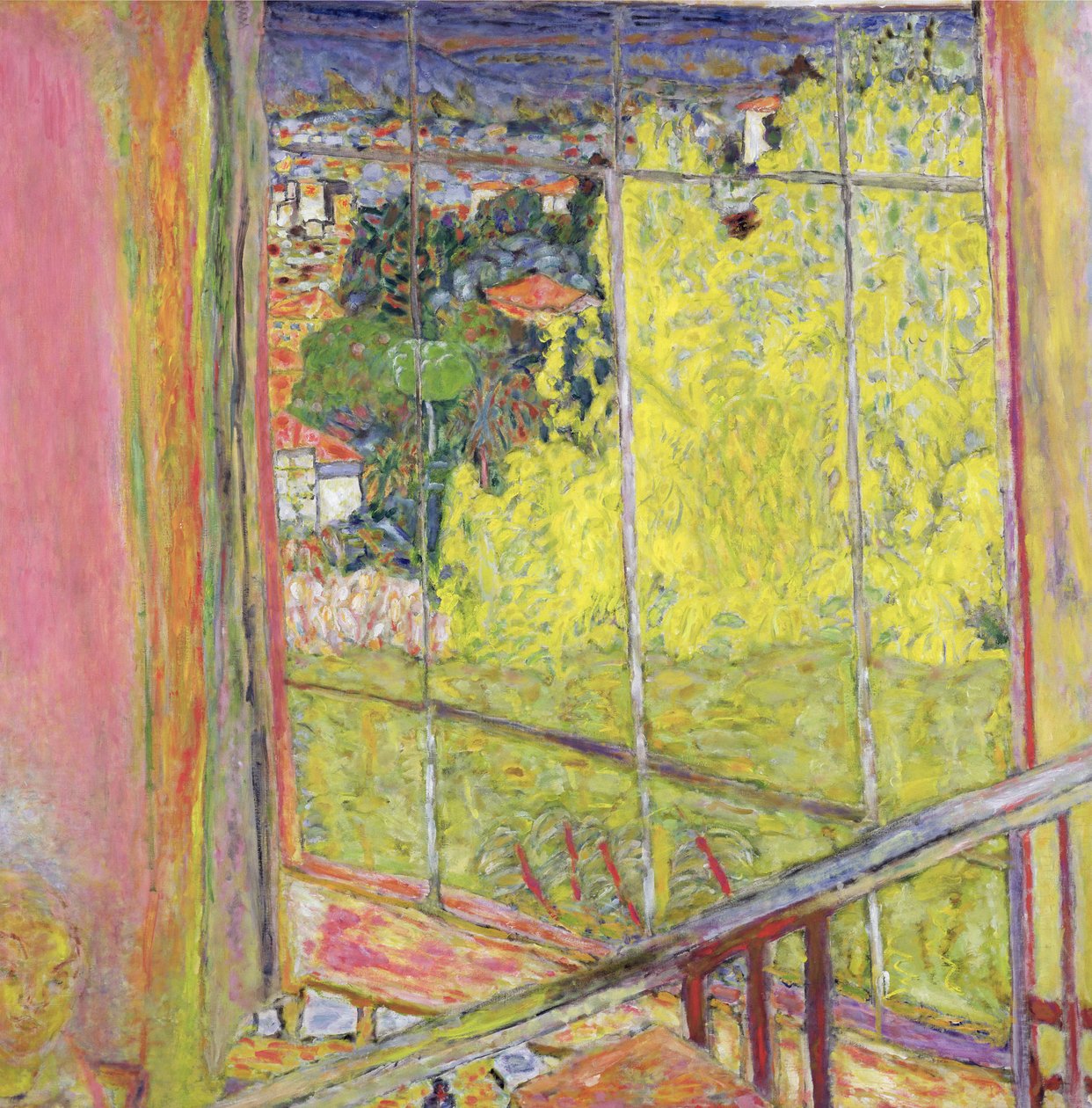 El Estudio con Mimosa de Pierre Bonnard
