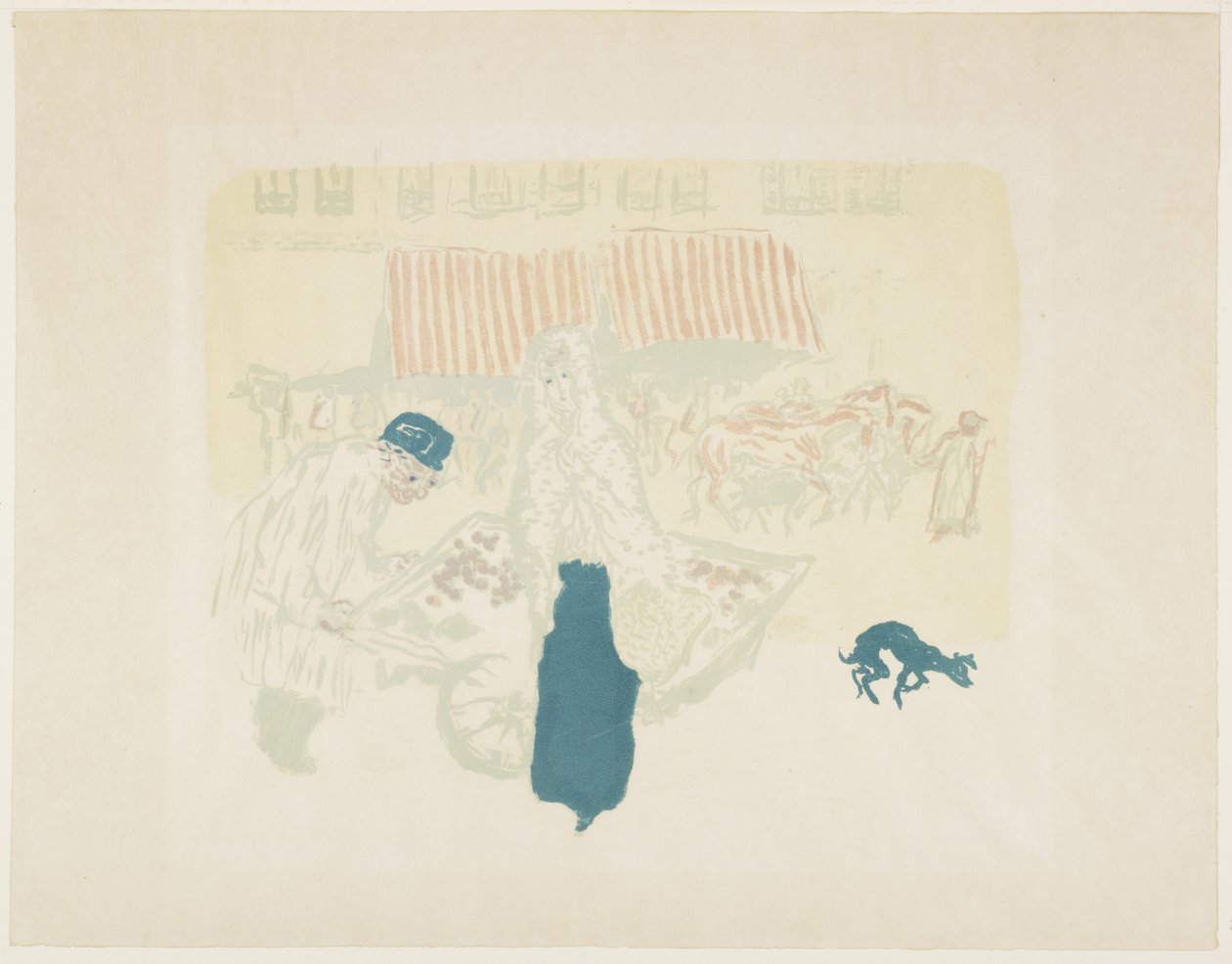 El vendedor de verduras, c. 1897 (publicado 1899) de Pierre Bonnard