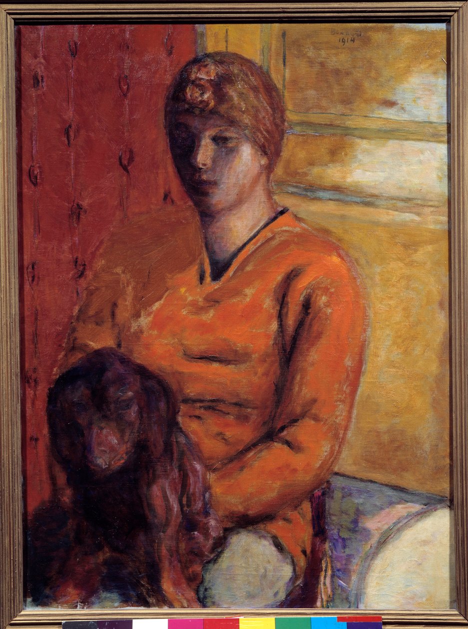 La mujer del perro de Pierre Bonnard
