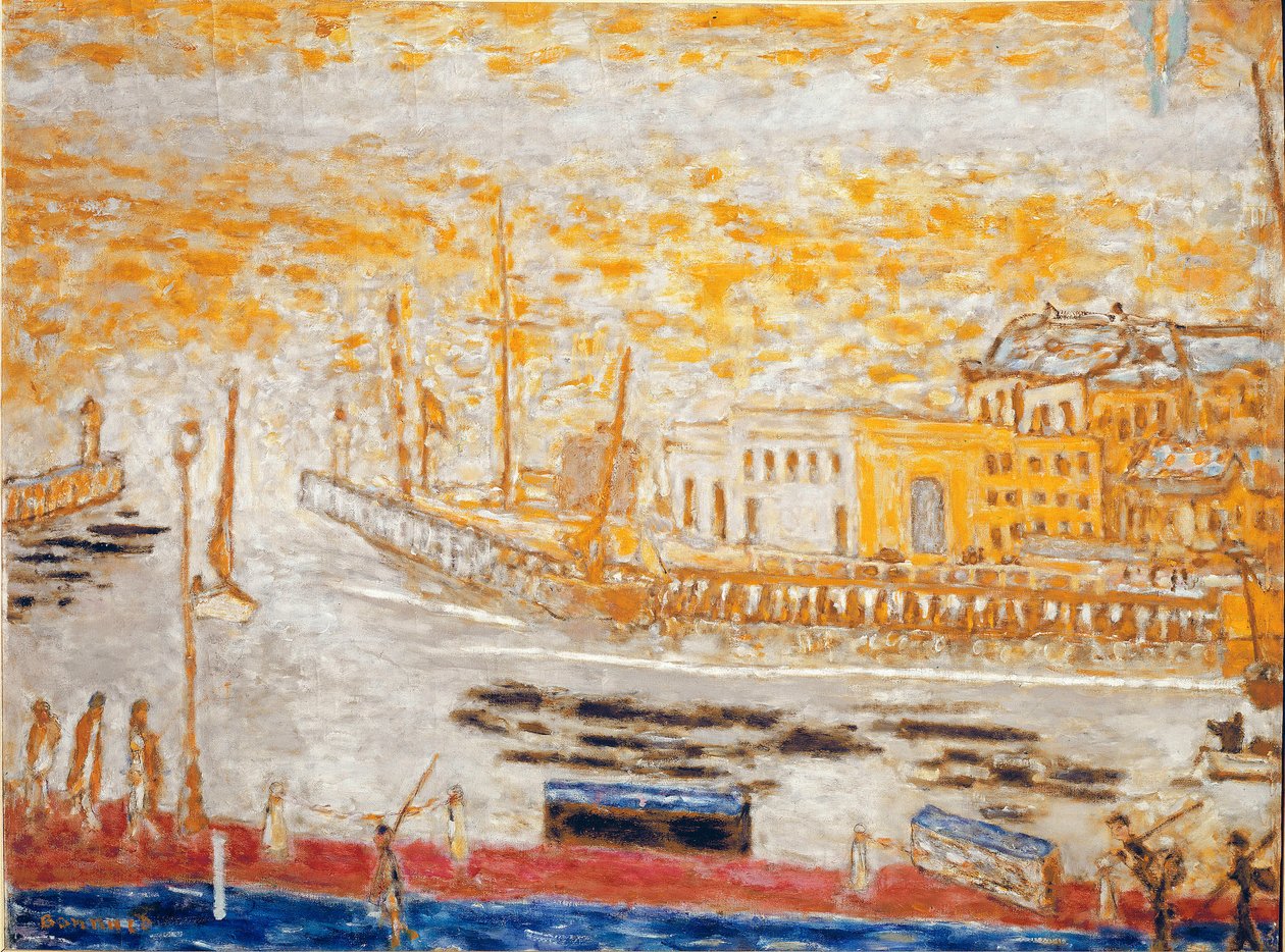 Trouville, la salida del puerto de Pierre Bonnard